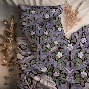 Lavender Green Pimpernel Vintage William Morris Duvet Cover