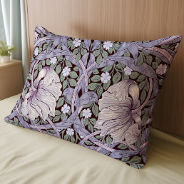 Lavender Green Pimpernel Vintage William Morris Pillow Case