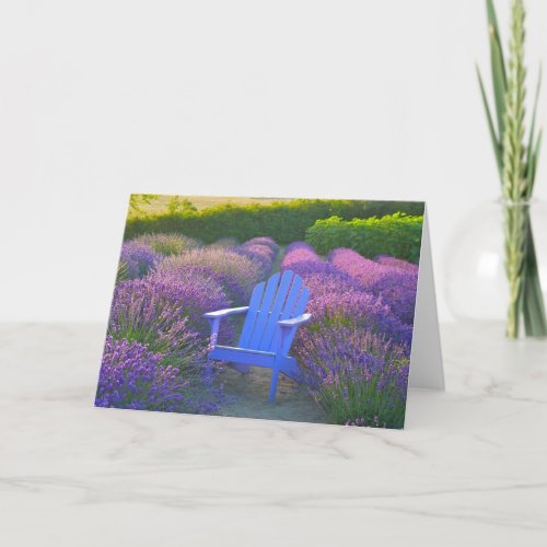 Lavender Greeting Card