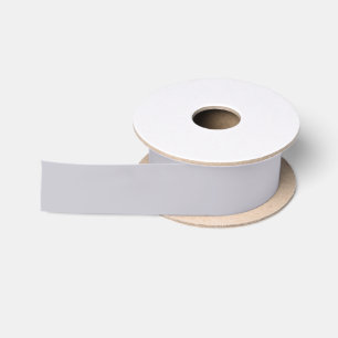 Lavender Grey, Silver Solid Color Satin Ribbon