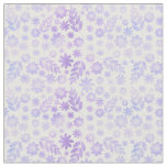 Lavender Hand Drawn Floral Pattern Fabric