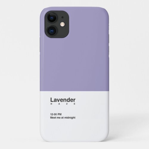 Lavender haze iPhone 11 case