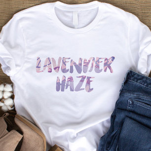 Lavender Haze Illustration Typography Graphic T-Shirt