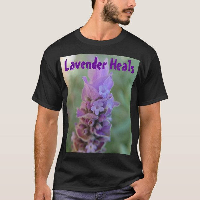 Lavender Heals mens shirt (Front)