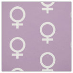 Lavender Herb Female Symbol Fabric