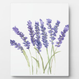 Lavender herb floral botanical rustic elegant chic plaque