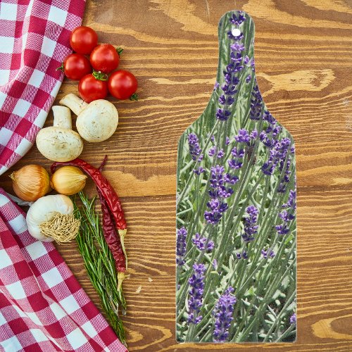 Lavender Herb Flowers Floral Cutting Board
