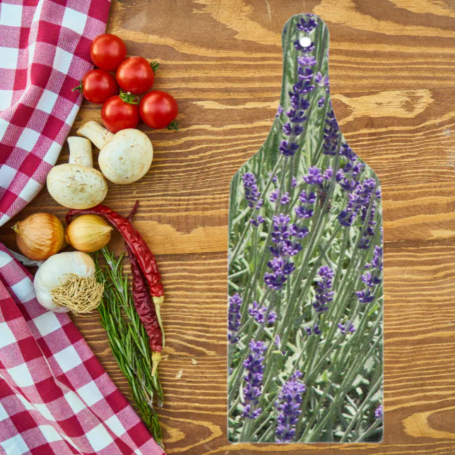 Discover Lavender Herb Flowers Floral Cutting Board