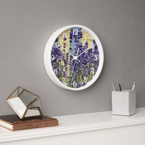 Lavender Herb Garden Floral Clock