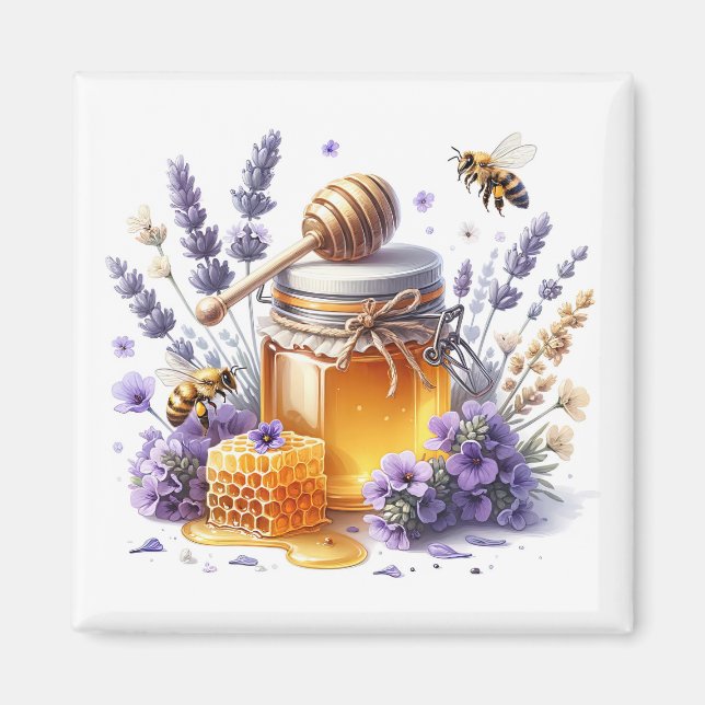 Lavender Honey Magnet (Front)