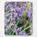 Lavender &amp; Honeybee Mouse Pad at Zazzle