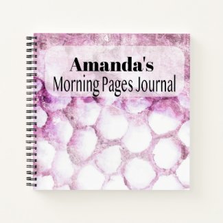 Lavender Honeycomb Morning Pages Journal