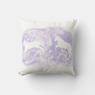Lavender Horse Pillow