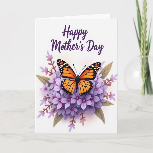 Lavender Hue Mothers Day Card (Front)