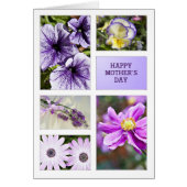 Lavender hues floral Mother's Day card (Front)