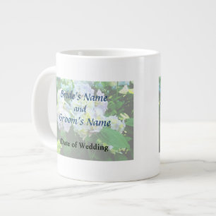 Lavender Hydrangea in the Garden Giant Coffee Mug
