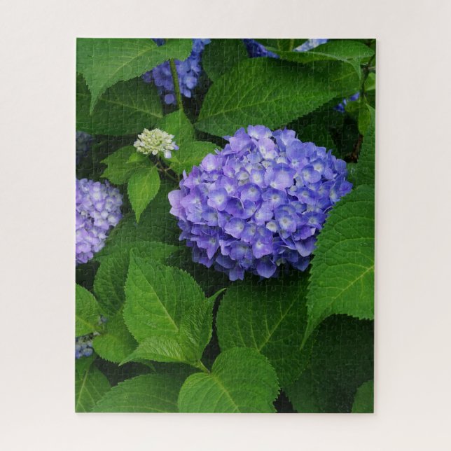 Lavender Hydrangea Jigsaw Puzzle (Vertical)