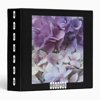 Lavender Hydrangea Photo Recipe Binder