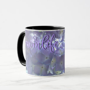 Lavender Hydrangeas #momlife Mug
