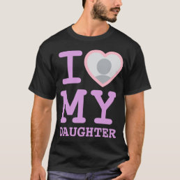 lavender i love my daughter | Funny Father&#39;s Day T-Shirt