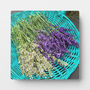 Lavender in a Basket Plaque
