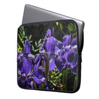 Lavender Iris Laptop Travel Sleeve