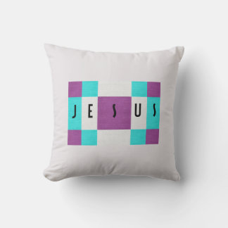 Lavender Jesus Accent Pillow