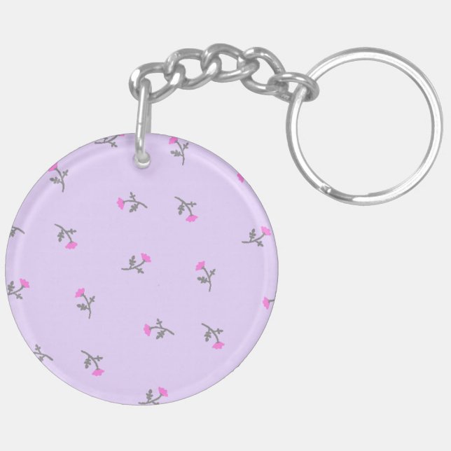 Lavender Keychain (Back Right)