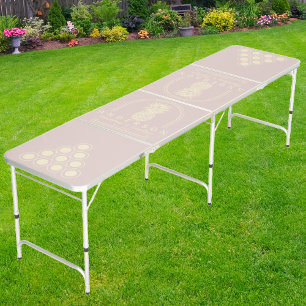 Lavender Kiss Pineapple Wedding Arch & Name Beer Pong Table