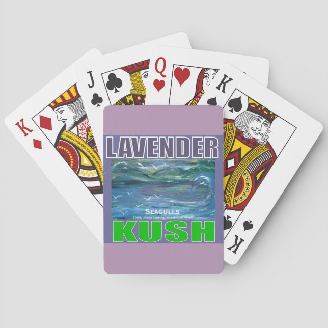 LAVENDER KUSH POKER CARDS (Back)
