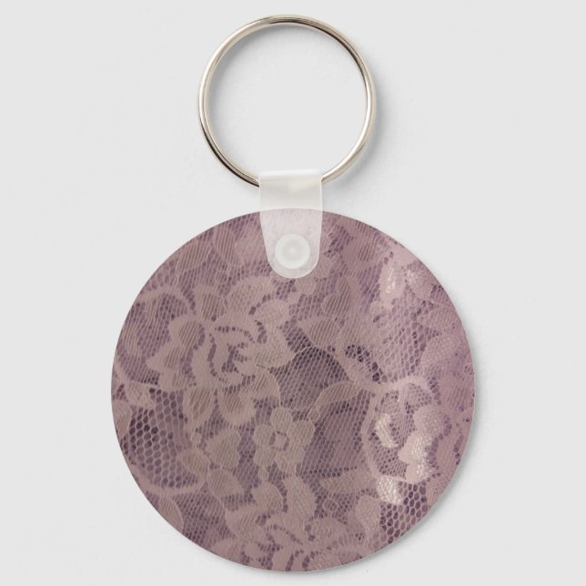 Lavender Lace Keychain (Front)