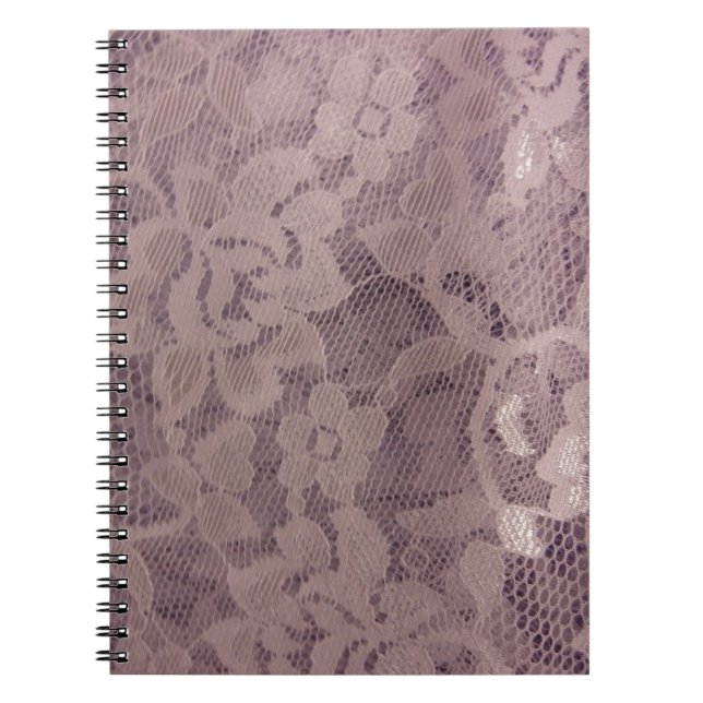 Lavender Lace Notebook (Front)