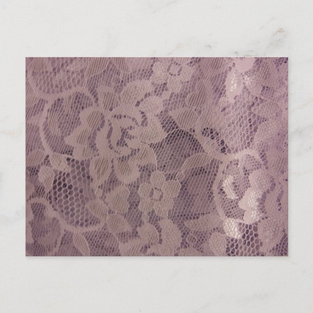 Lavender Lace Postcard (Front)