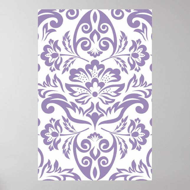 Lavender Lace Regency Gallery Wedding Poster 2 (Front)