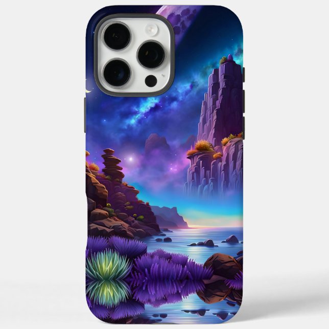 Lavender Landscape Fantasy Case-Mate iPhone Case (Back)