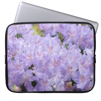 Lavender Laptop sleeves Rhododendron Flowers