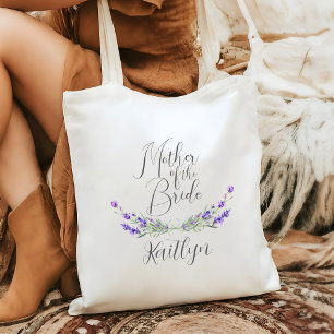 Lavender Laurel Mother of the Bride Wedding  Tote Bag