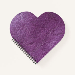 Lavender leather notebook