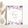 Lavender leave your recipe card here poster