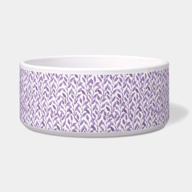 Lavender Leaves Bowl (Front)