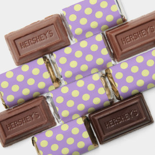 Lavender Lemon Polkadots Hershey's Miniatures
