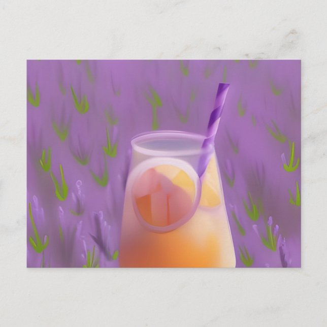 Lavender Lemonade Postcard (Front)