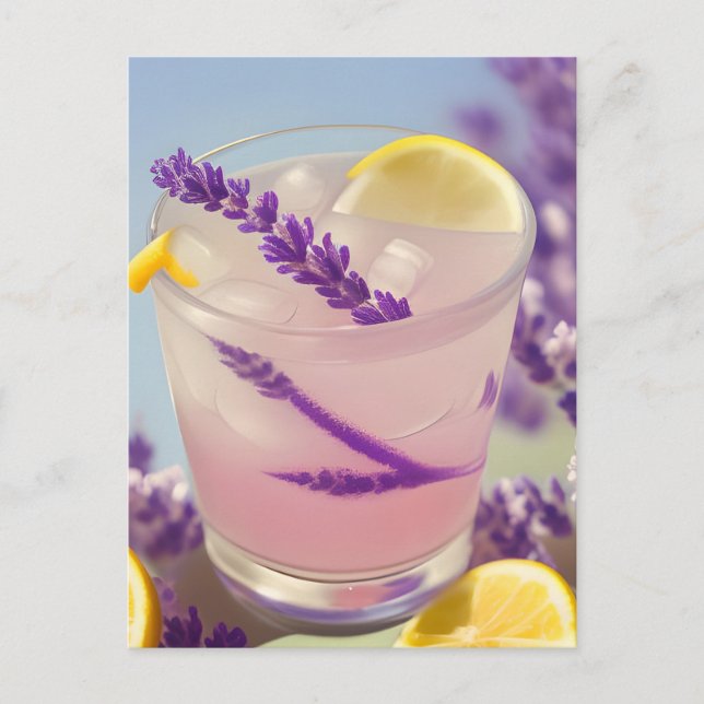 Lavender Lemonade Postcard (Front)