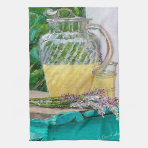 Lavender  Lemonade Tea Towel