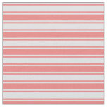 [ Thumbnail: Lavender & Light Coral Colored Lines Pattern Fabric ]