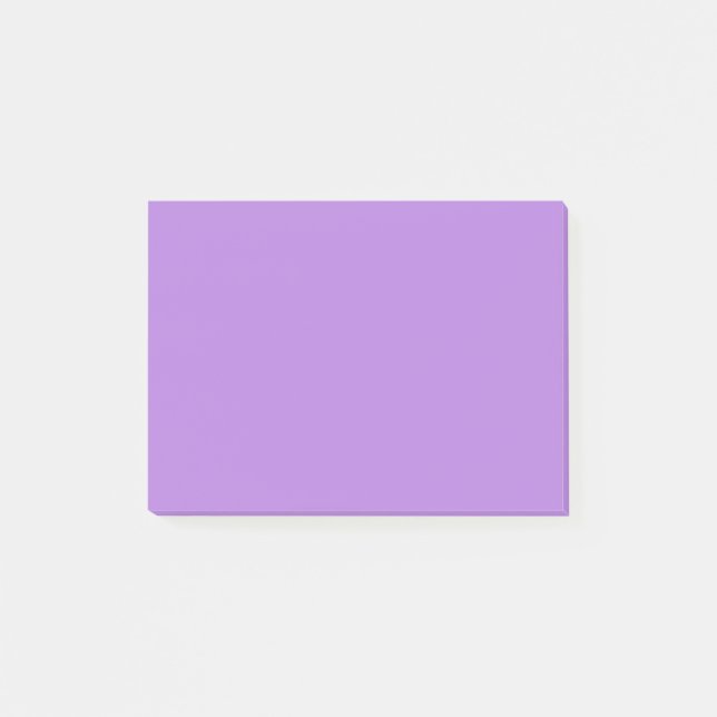 Lavender Light Purple Lilac Color Background Post-it Notes (Front)