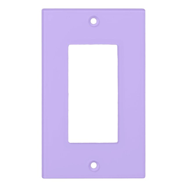 Lavender Light Switch Cover (Front)