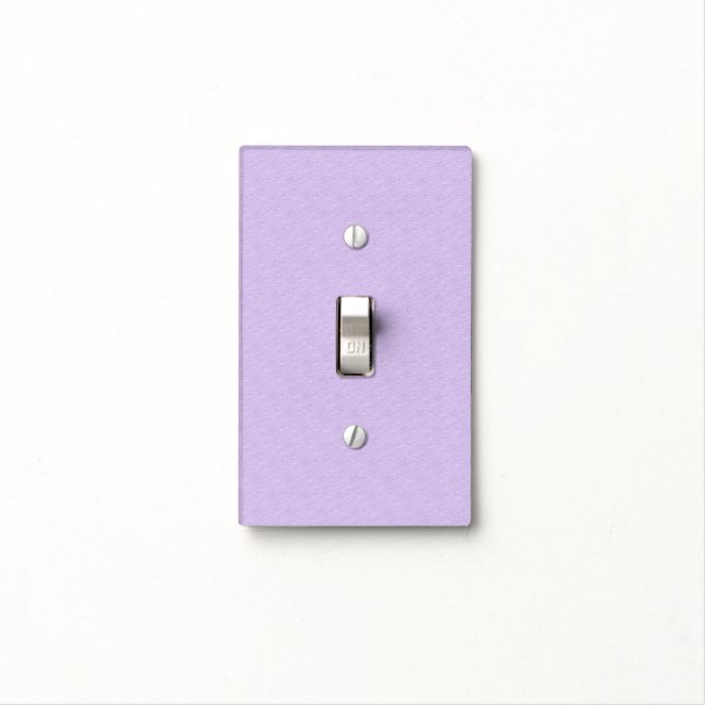 Lavender Light Switch Cover (In Situ)