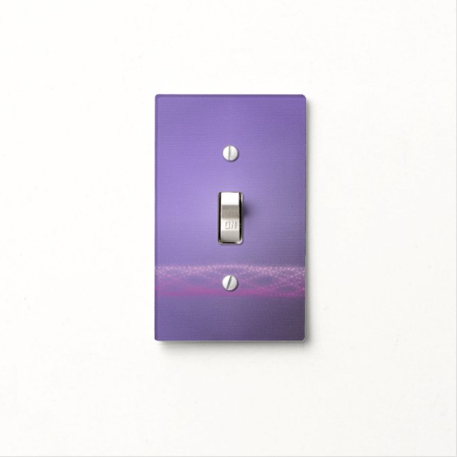 Lavender Light Switch Cover (In Situ)