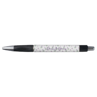 Lavender Lilac Floral Arch Wedding Pen